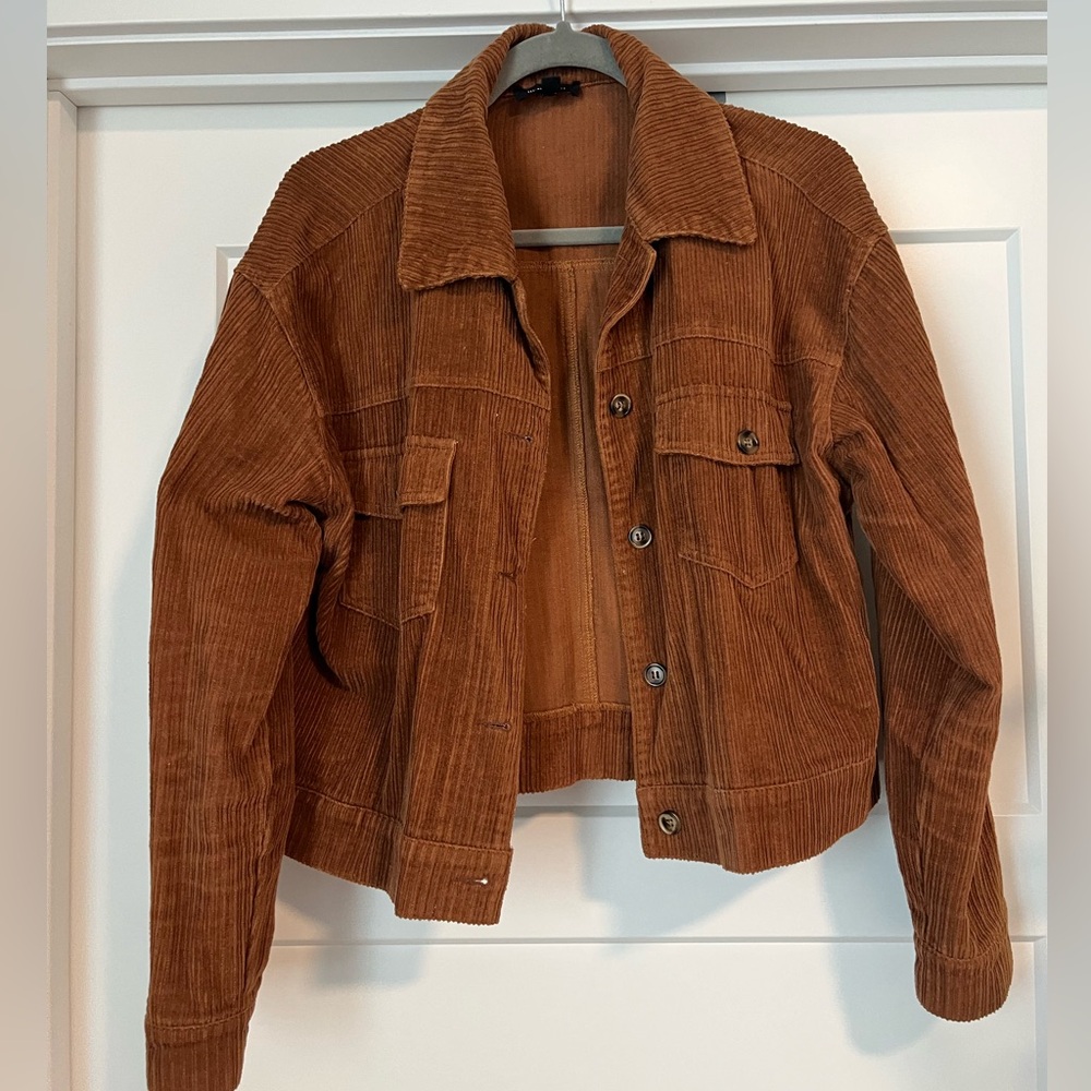 Boutique brown corduroy jacket